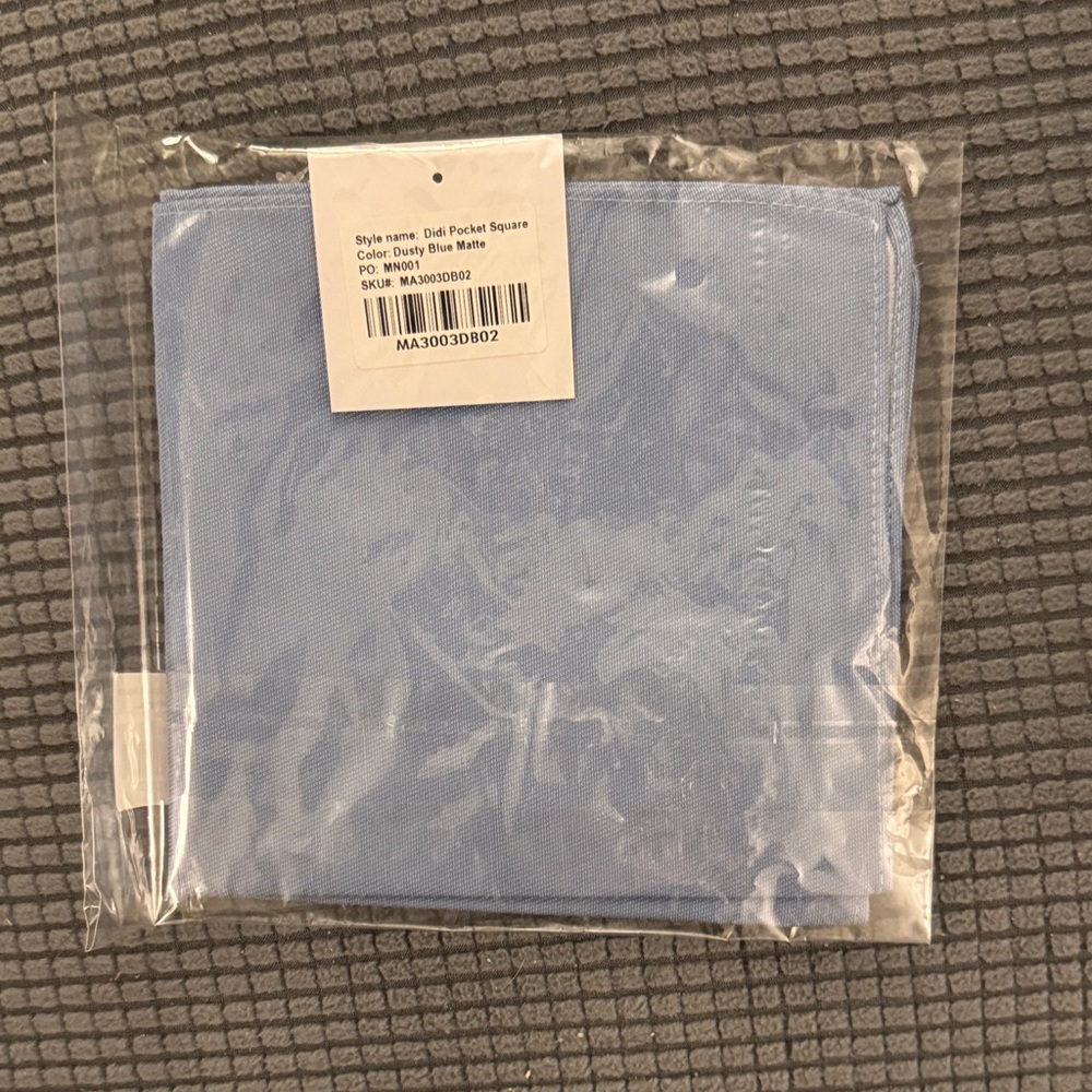 Dusty Blue Pocket Square
